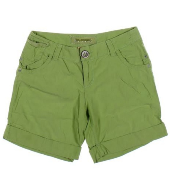 Da-Nang Pants - Da-Nang INDO-CHINE Green Cotton and Silk Shorts